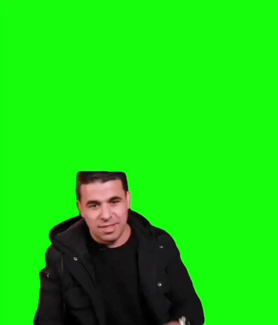 No English directions Meme Green screen