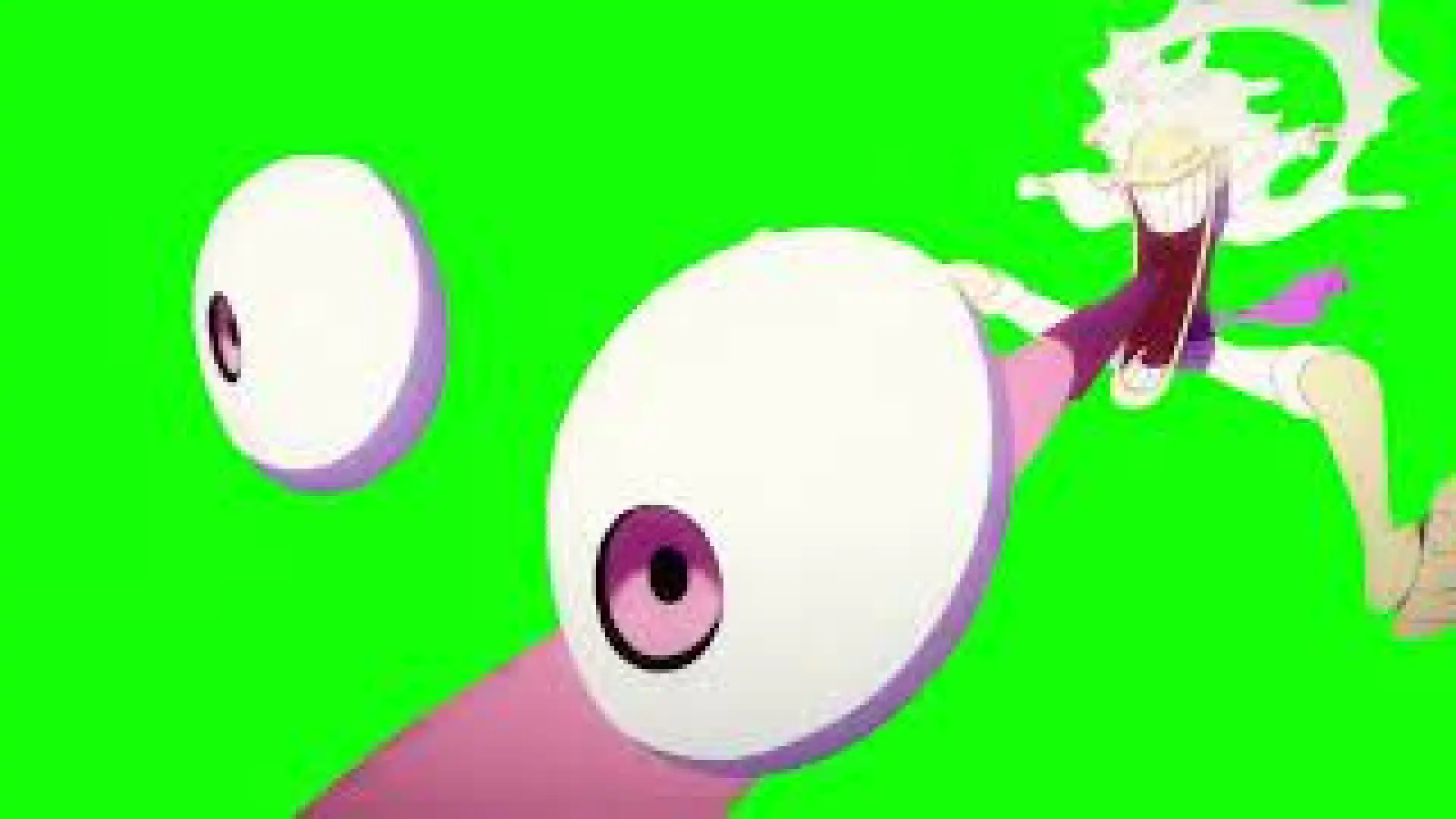 One Piece GYATT Awooga Luffy Meme Green Screen