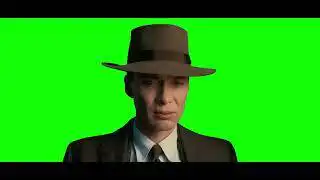Oppenheimer Staring Meme Green Screen