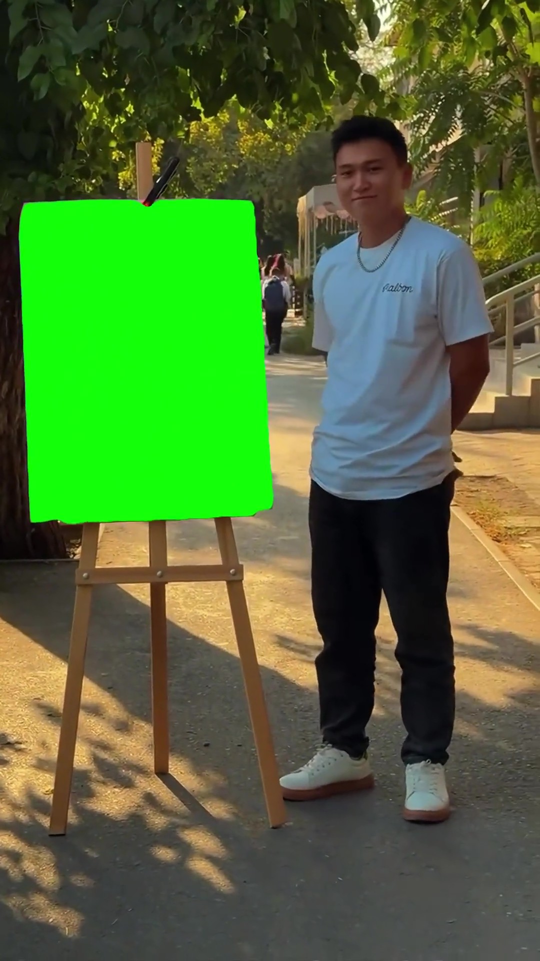Painting reveal Green Screen Meme