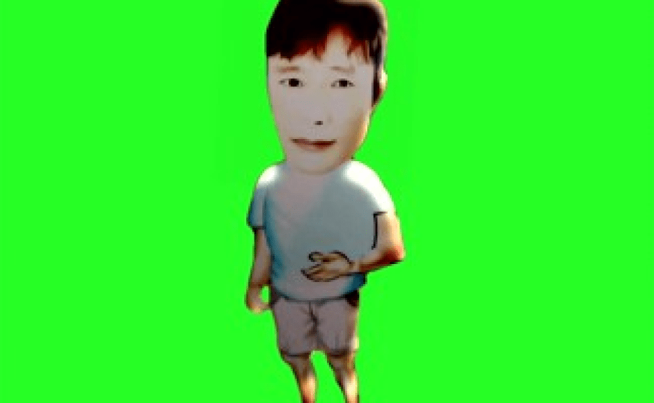 Papa Squid Game Meme Green Screen