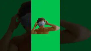 Patrick Bateman Morning Routine Scene green screen