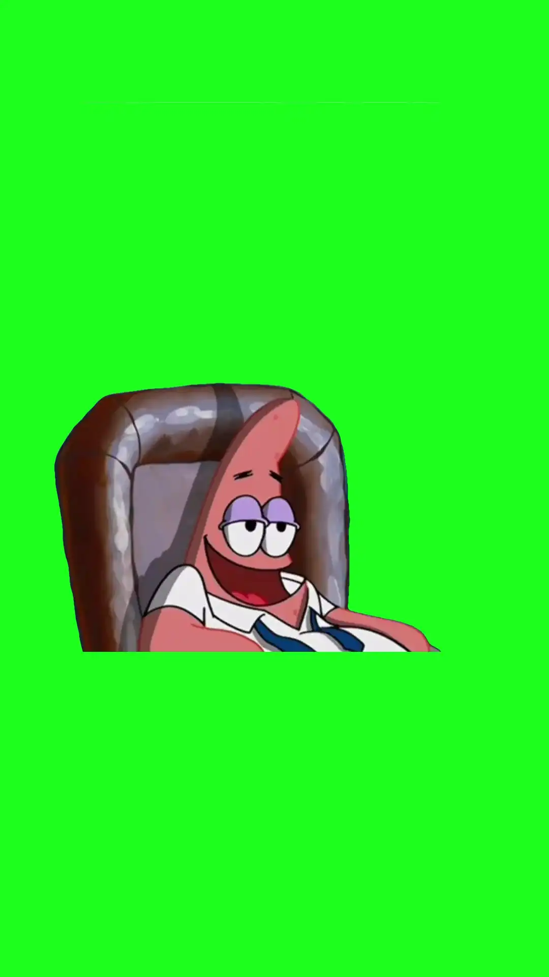 Patrick laughing Green Screen Meme