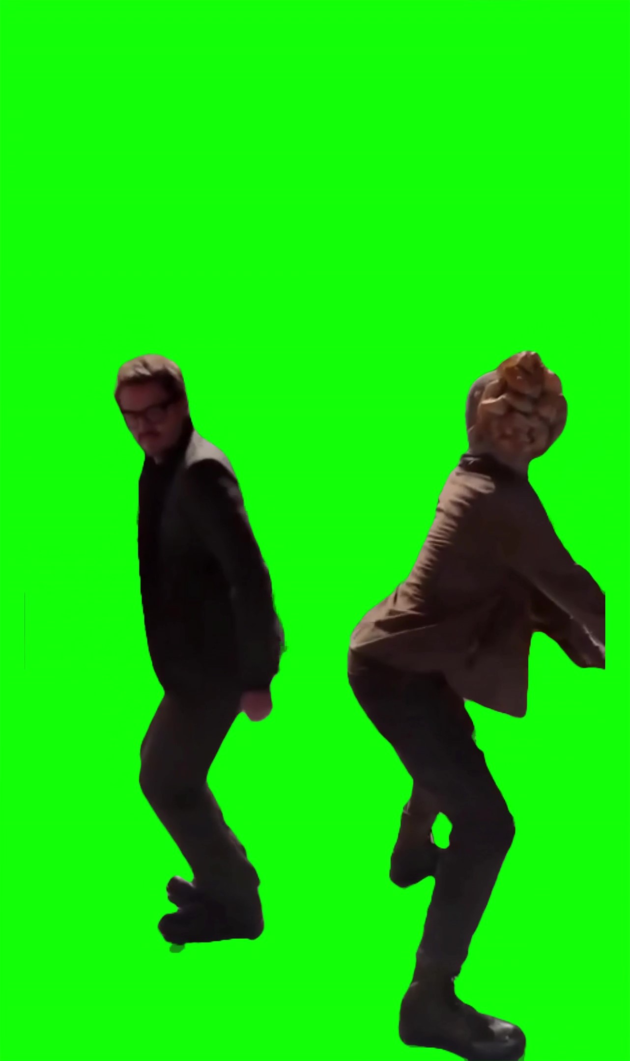 Pedro Pascal Dancing with infected Meme Green Screen