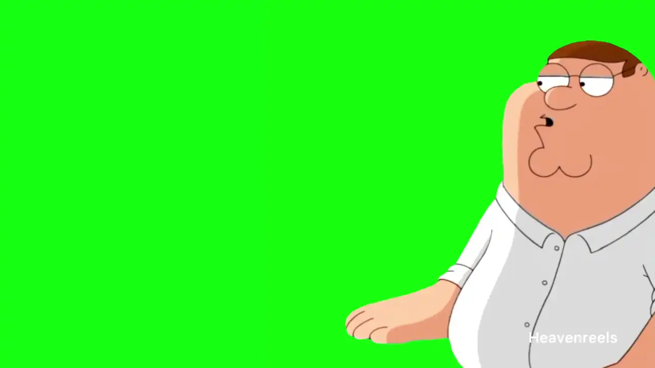 Peter Griffin Wow Meme Green Screen
