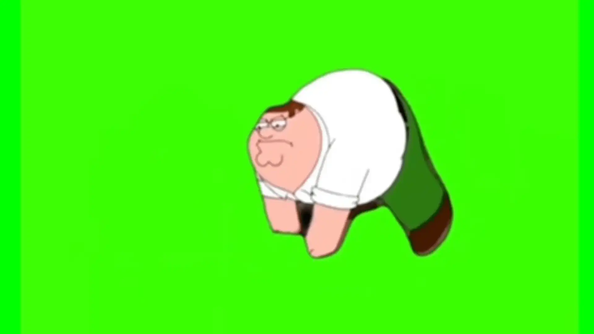 Peter Griffing Catwalking meme green screen