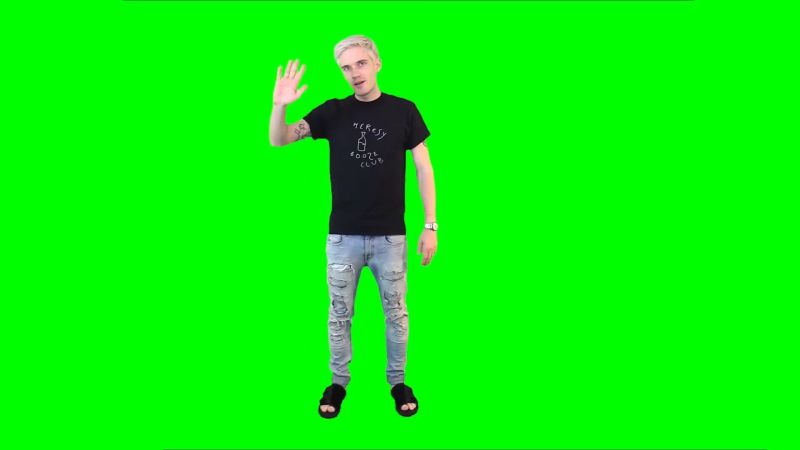 PewDiePie Green Screen Meme Template
