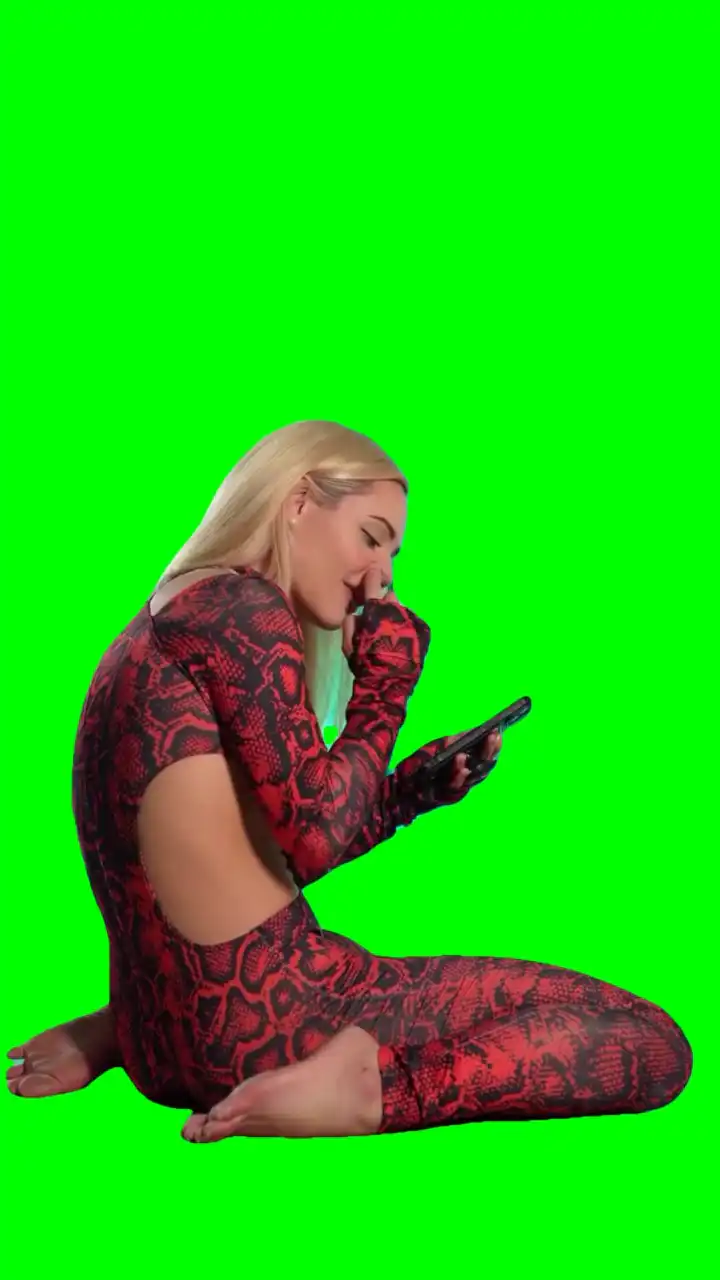 Picking nose meme green screen