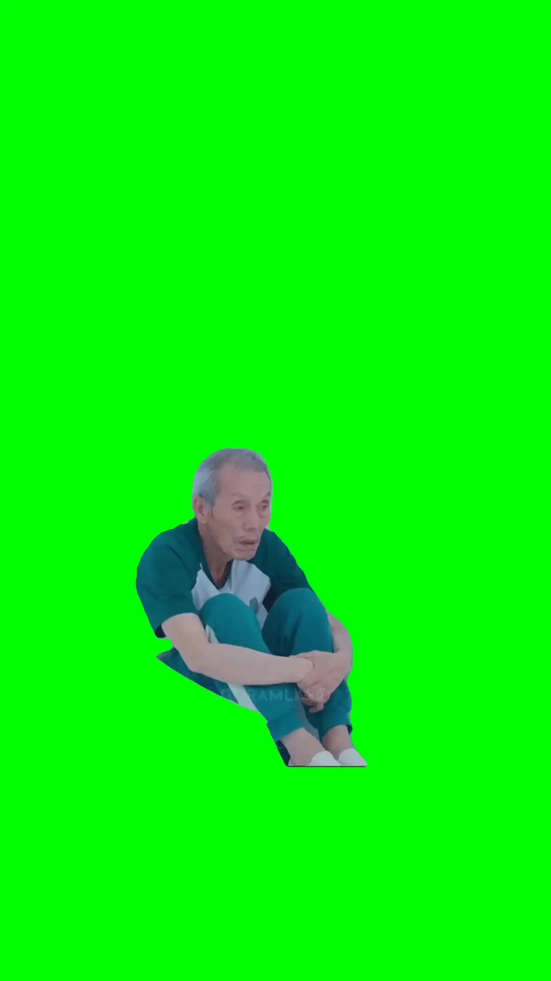 Player 001 Sad Meme Green Screen