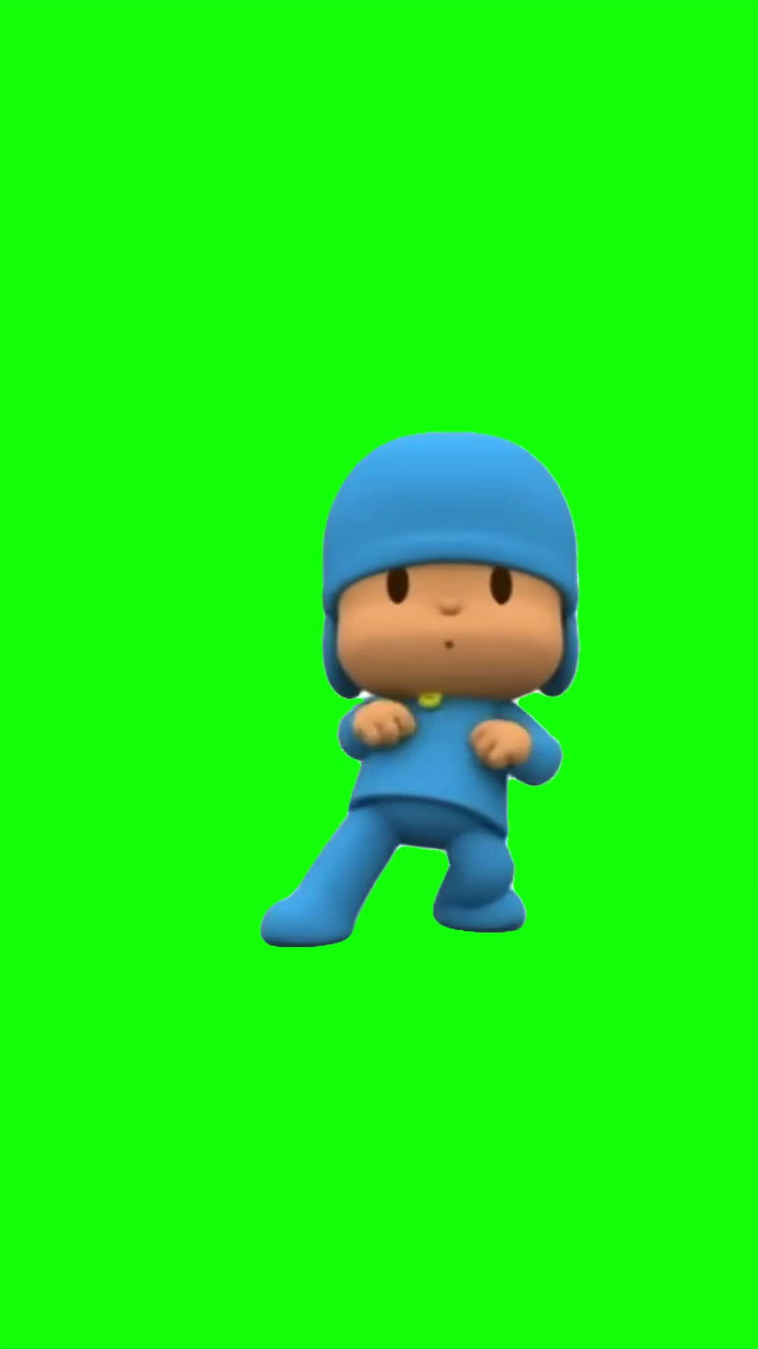 Pocoyo dances Lou Lou Green Screen Meme
