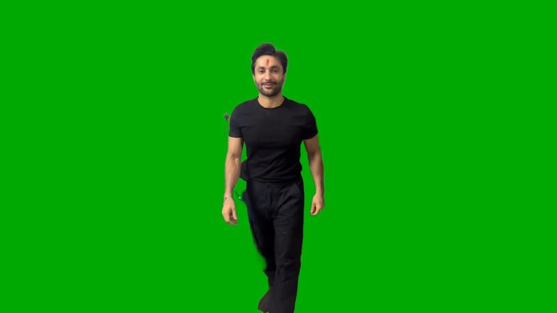 Pookie Gangster Meets Harsh Beniwal Green Screen Meme Video