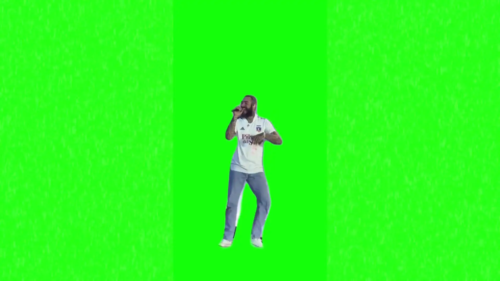 Post Malone dance meme green screen