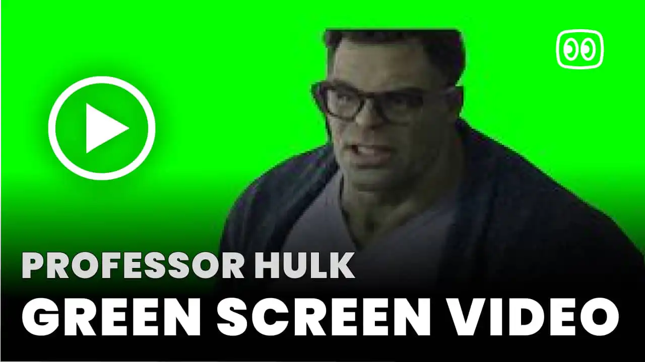 Professor Hulk Green Screen
