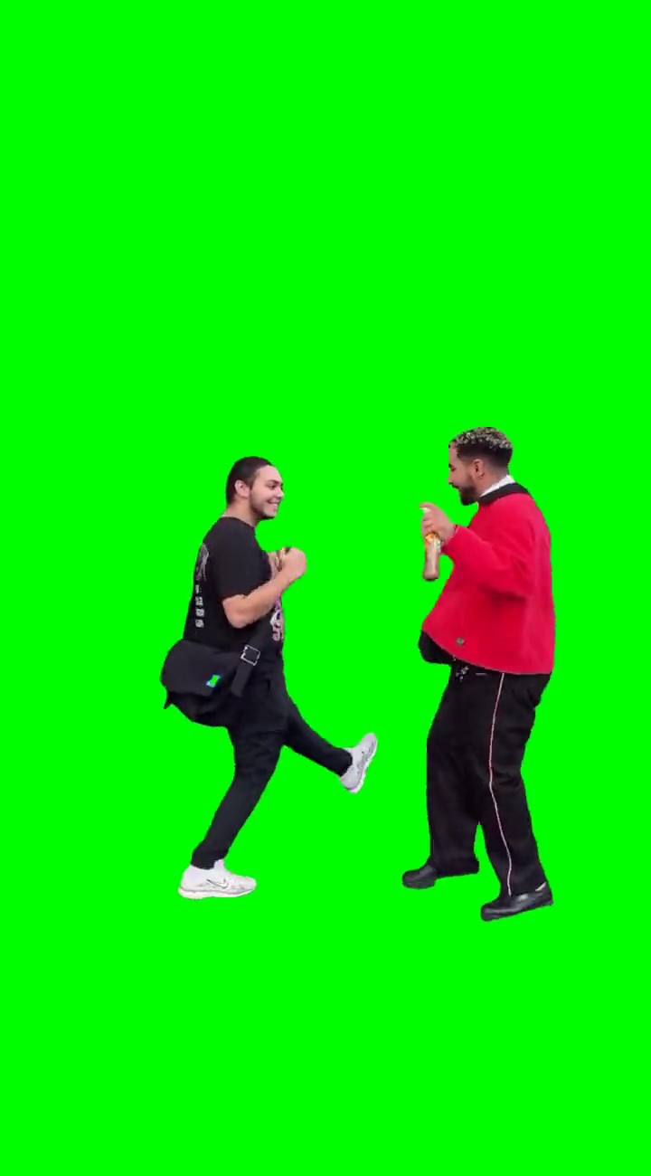 Pump it up Dance Meme Green Screen
