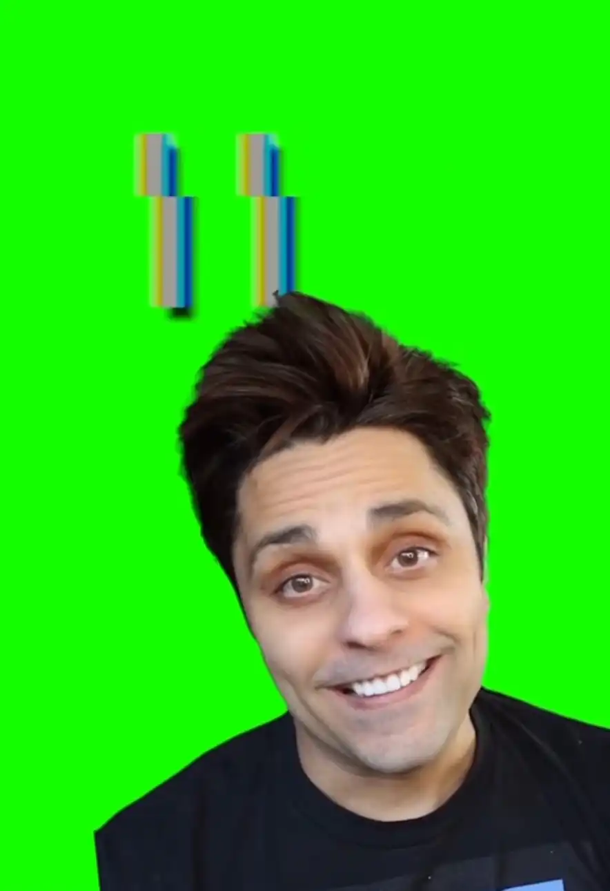 Ray William Johnson saying “UNTIL” Green Screen Meme