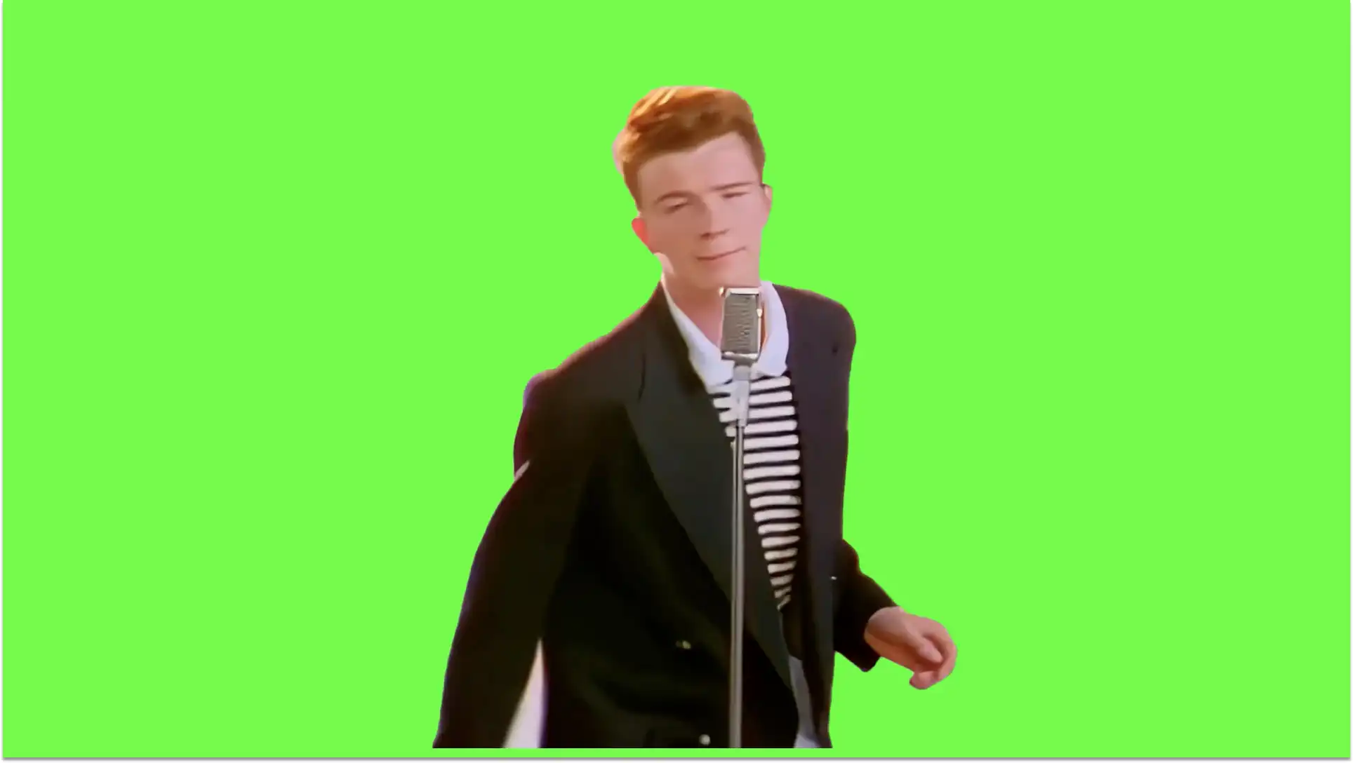 Rick Astley Green Screen