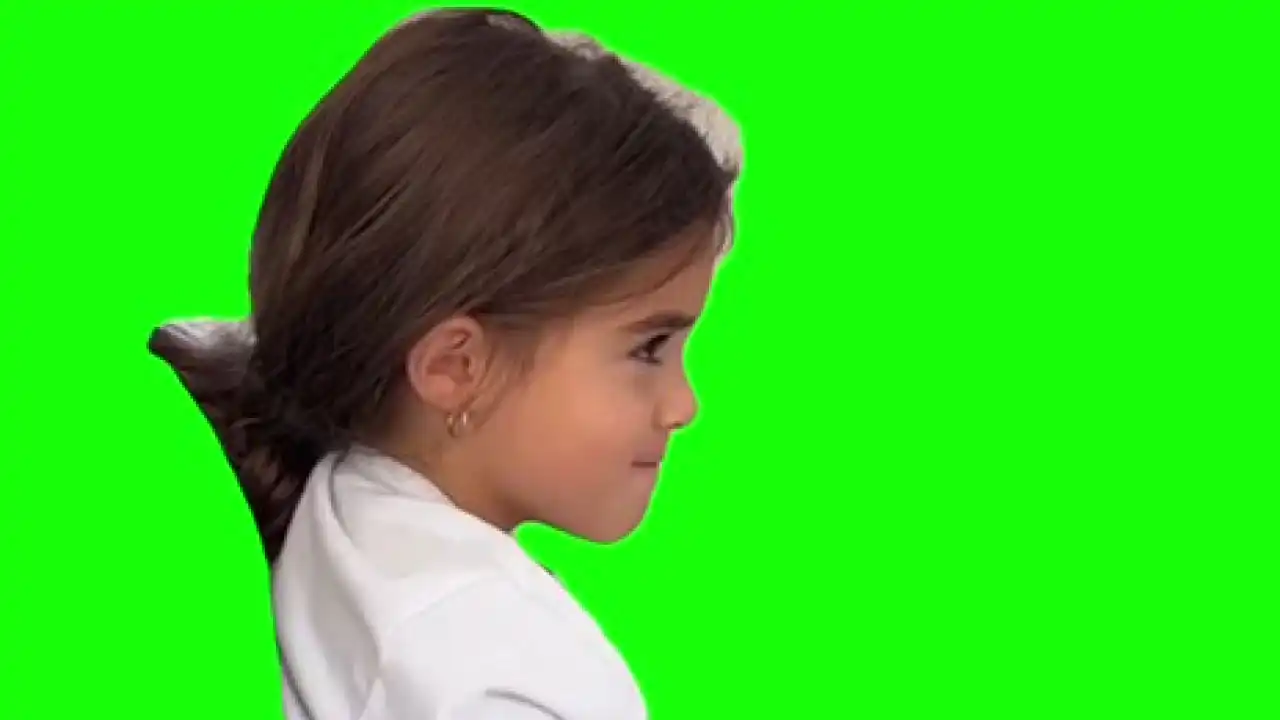 Right behind you meme Green screen