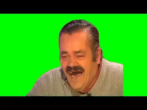 Risitas Funny Laugh Meme Green Screen