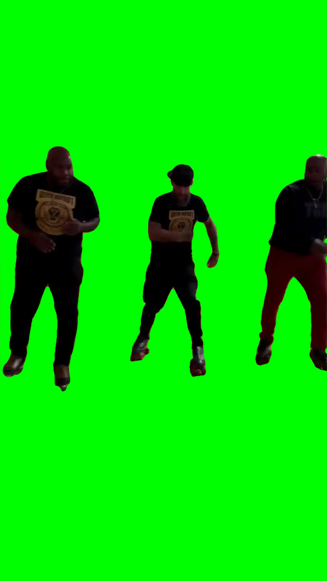 rollers dancing green screen