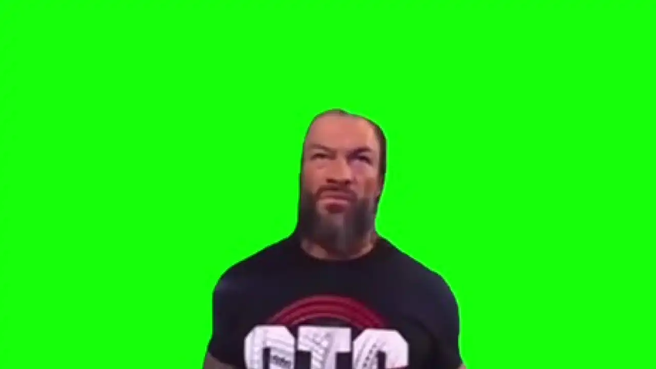 Roman Reigns Returns Meme Green screen