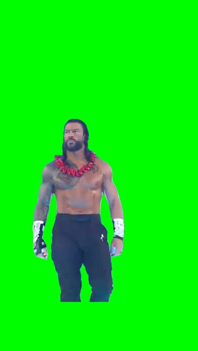 Roman Reigns Walkout Wrestlemania Meme Green Screen