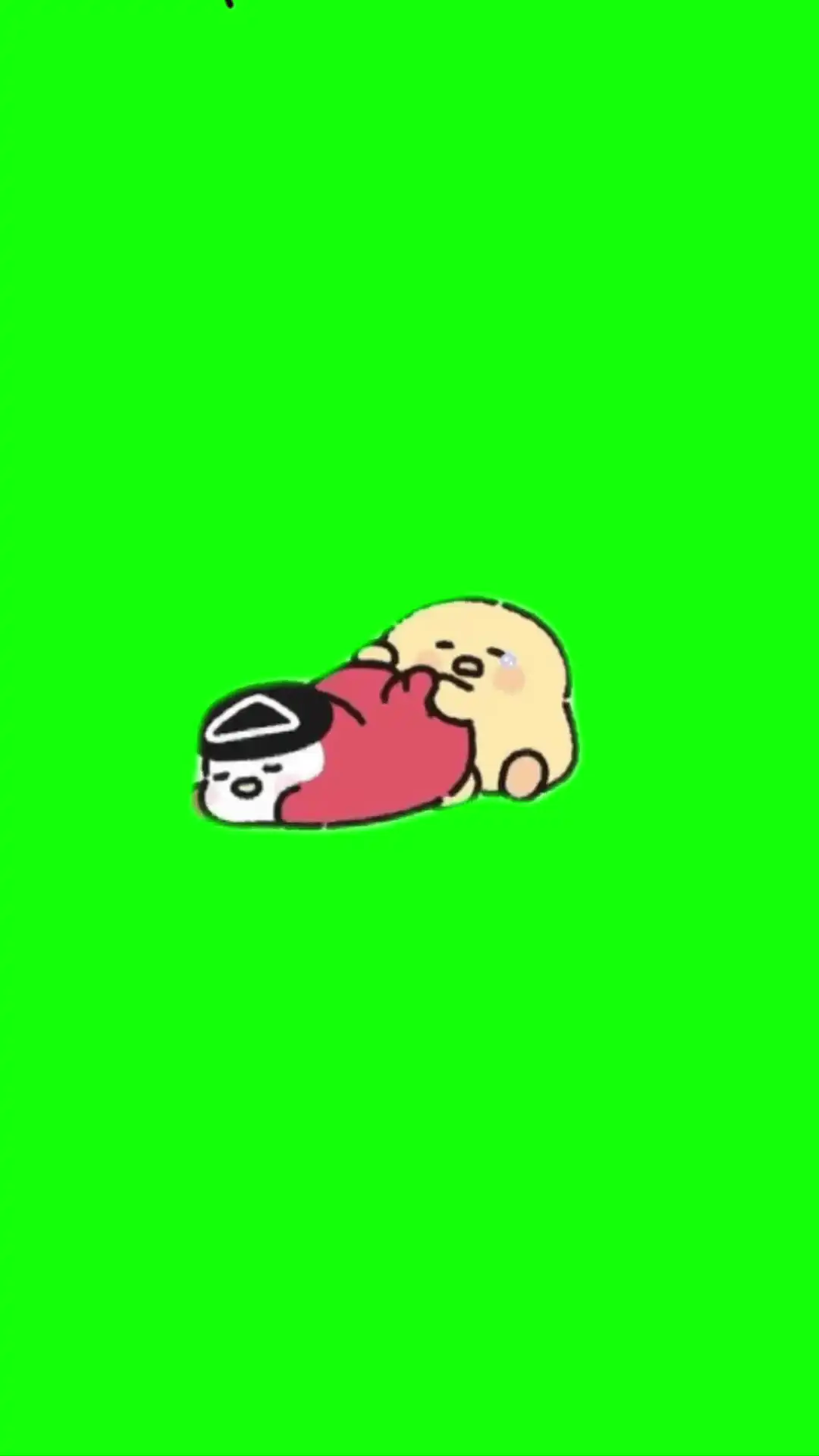 Round n round squid game meme green screen