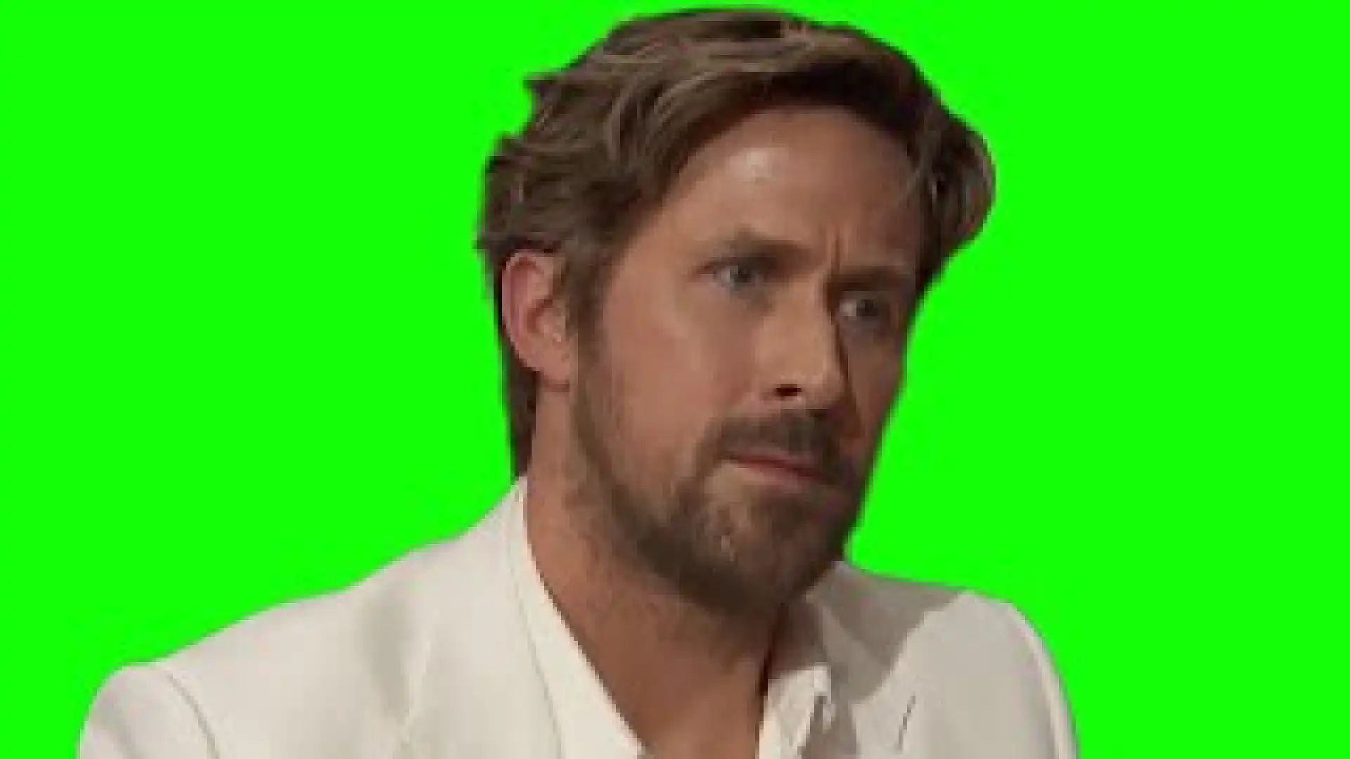 Ryan Goslings shocked confused reaction green screen