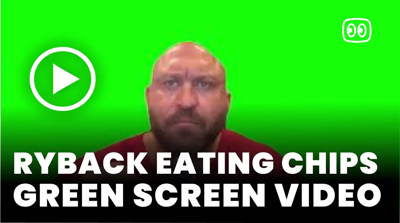 Ryback eating chips Green Screen