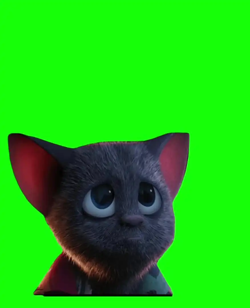 Sad eyes meme Green screen