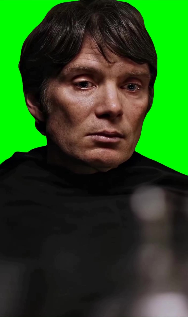 Sad man crying Meme Green Screen