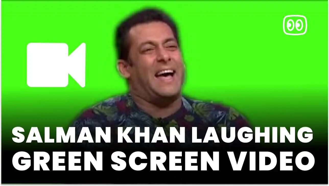Salman Khan Laughing Green Screen