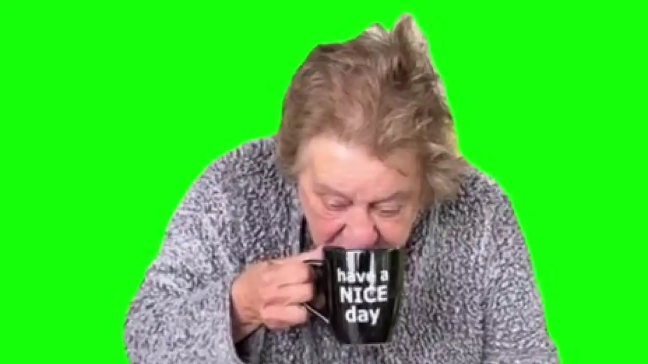 Same shit different day meme green screen