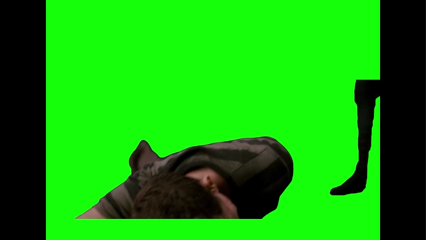 Sandman Head Against Train Green Screen Memes