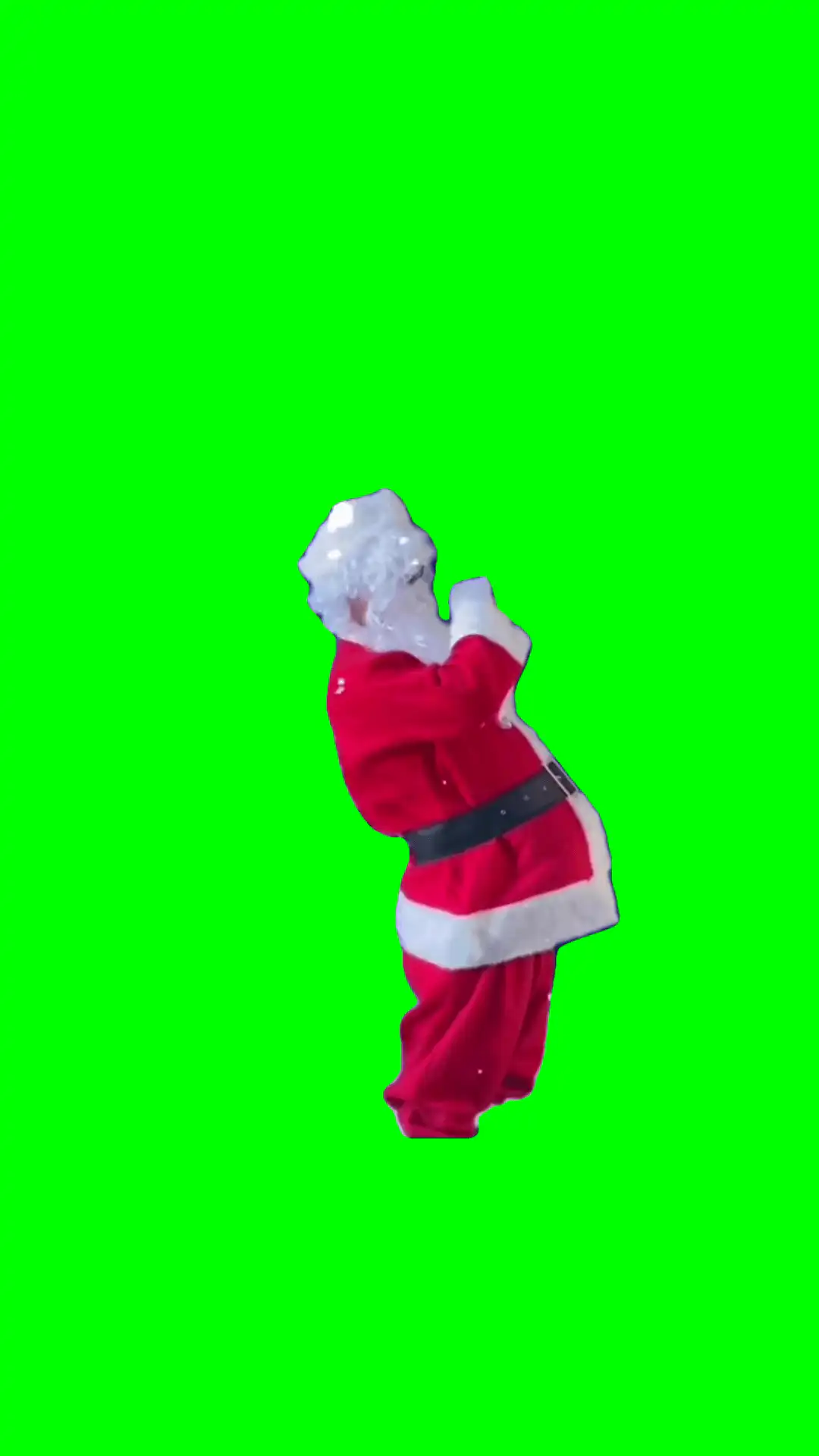 Santa Hot Chocolate Meme Green Screen
