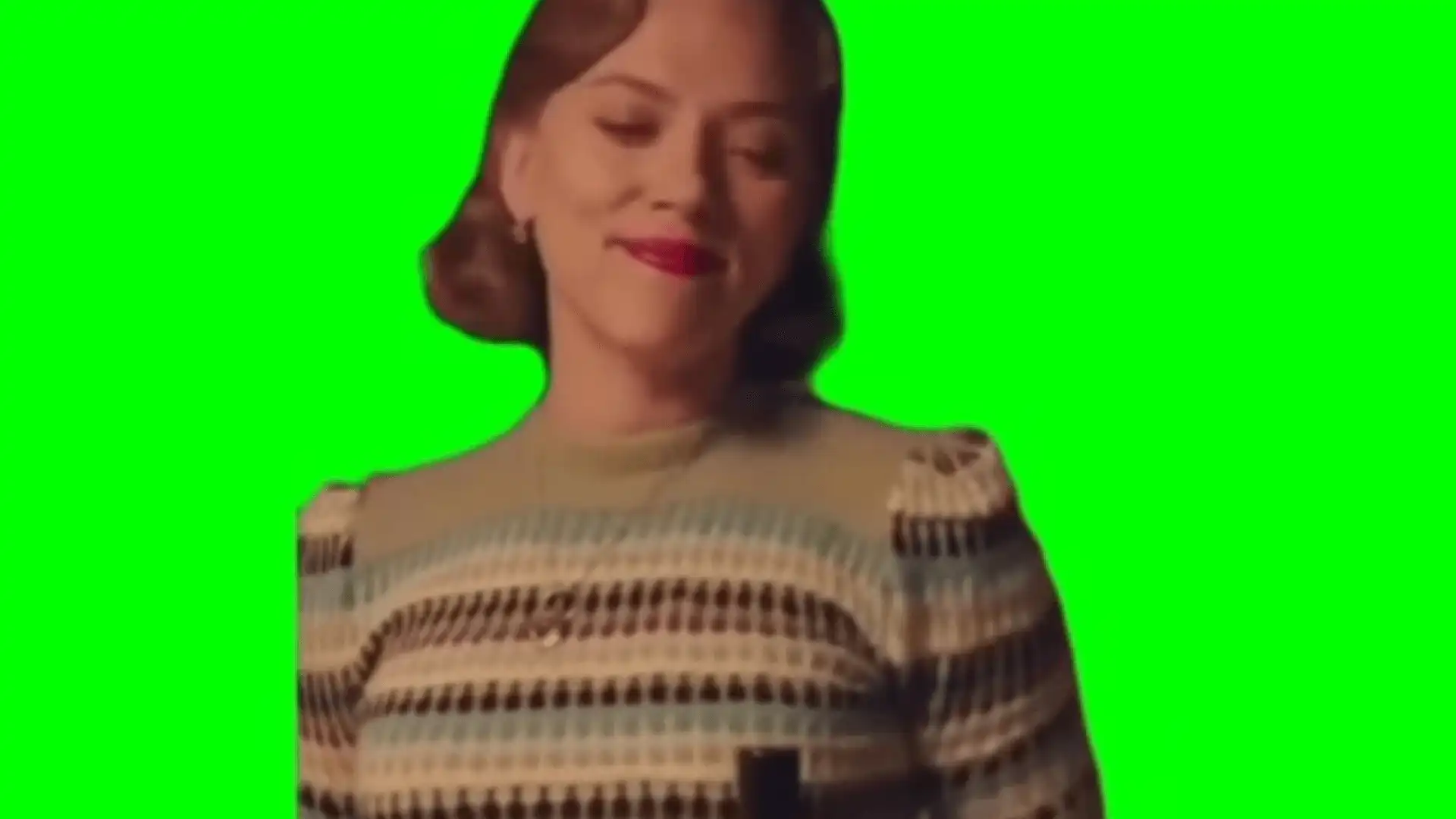 Scarlet Johansson dancing green screen meme
