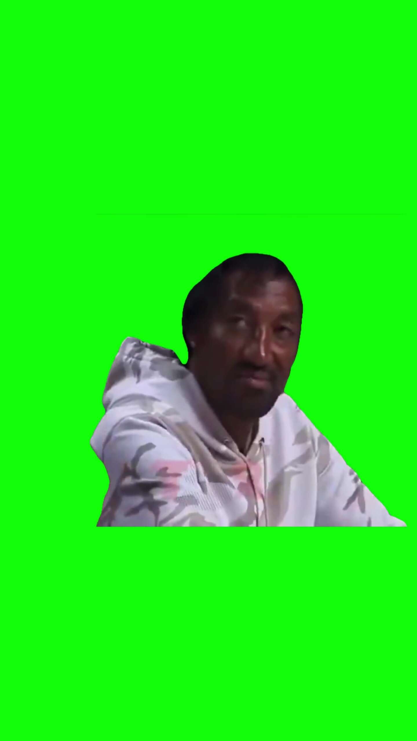 Scotty giving a look Green Screen Meme
