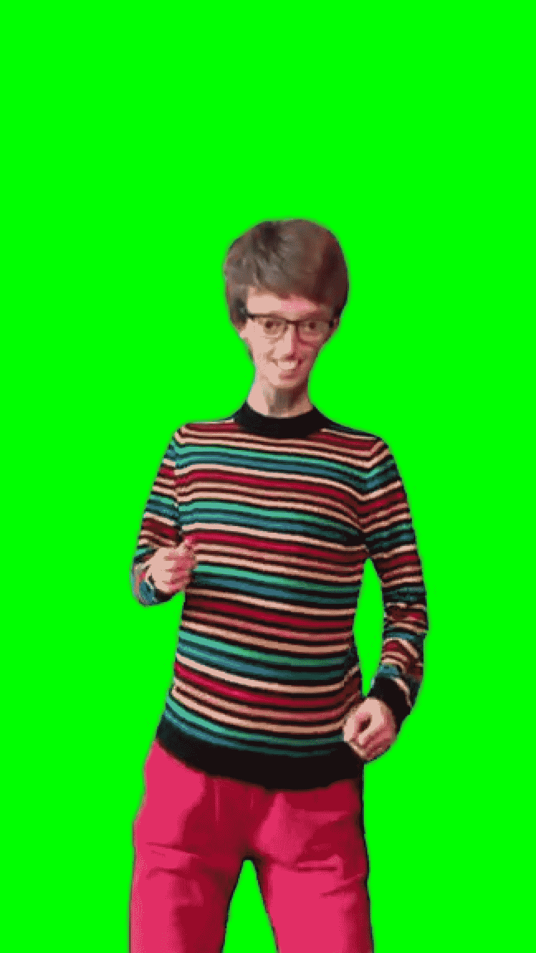 Shake Body Song Guy Dancing Meme Green Screen What the helly
