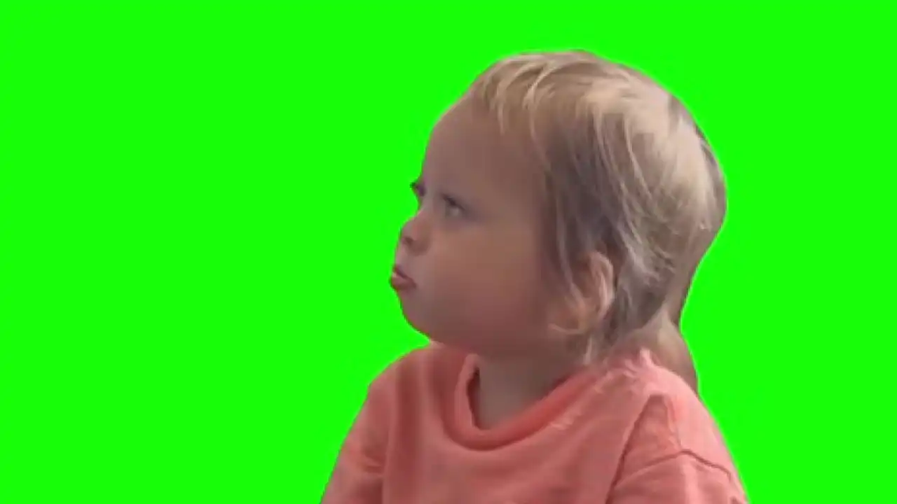 Shhh Meme green screen