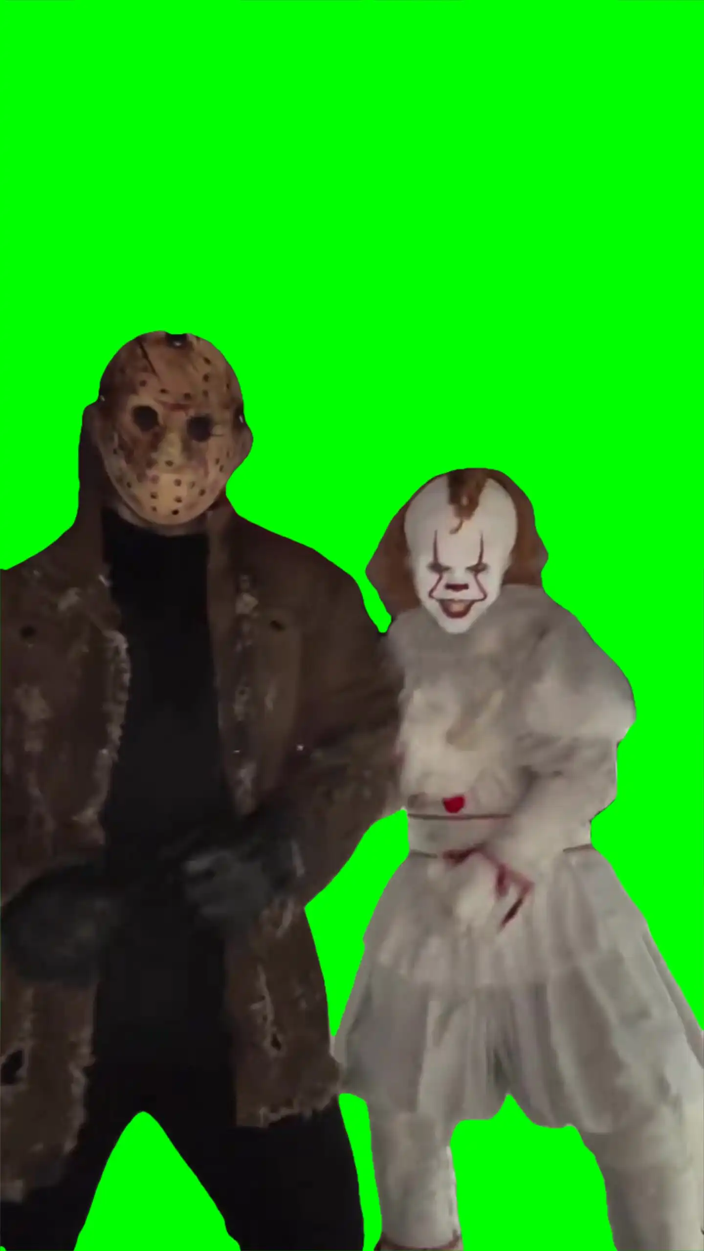 shoulder dance trend meme green screen