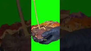 Showing Off Bussin Food Green Screen