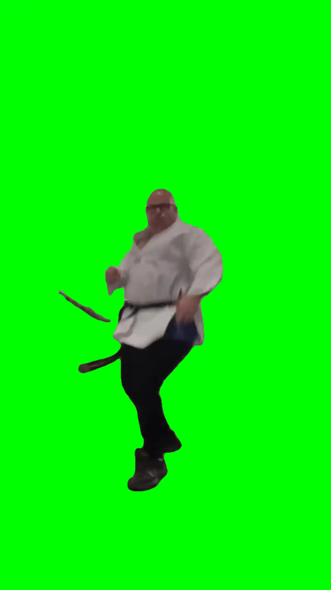 Showing off Moves Meme Green Screen