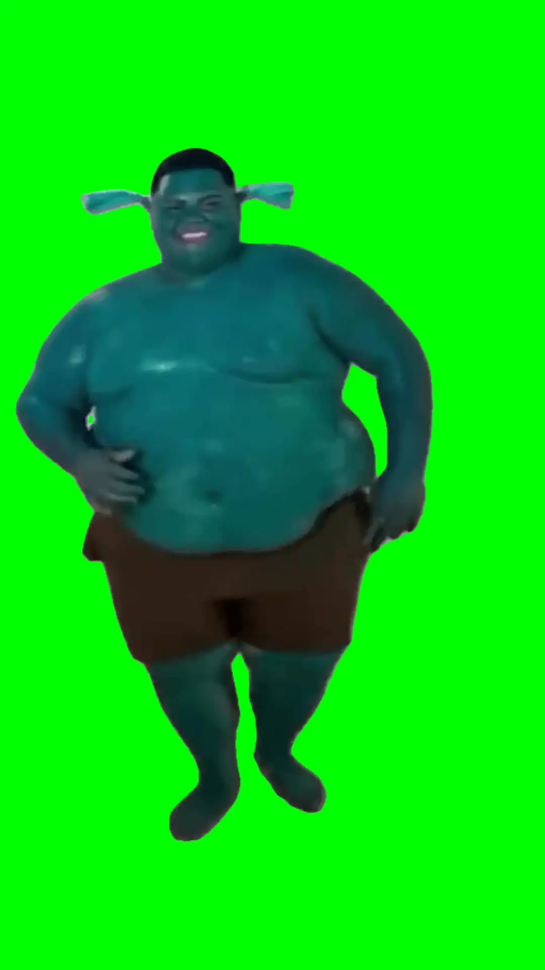 Shrek Emote Dance green screen
