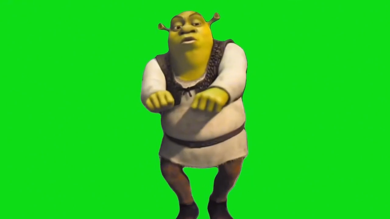 Shrek Sexy Dance Green Screen Meme Video