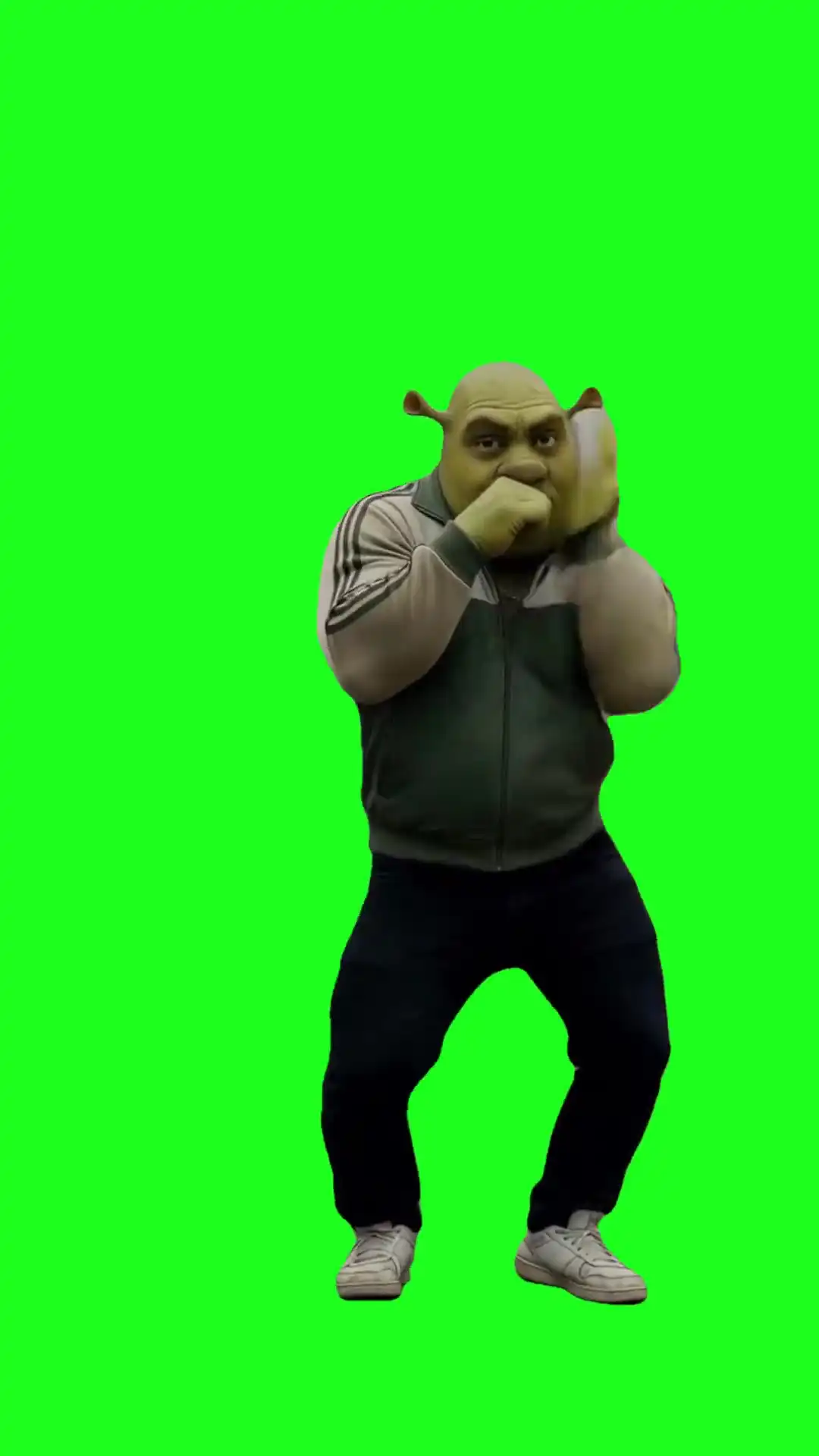 Shrek tectonic Green Screen Meme