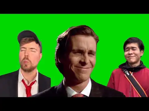 Sigma Face Meme Green Screen