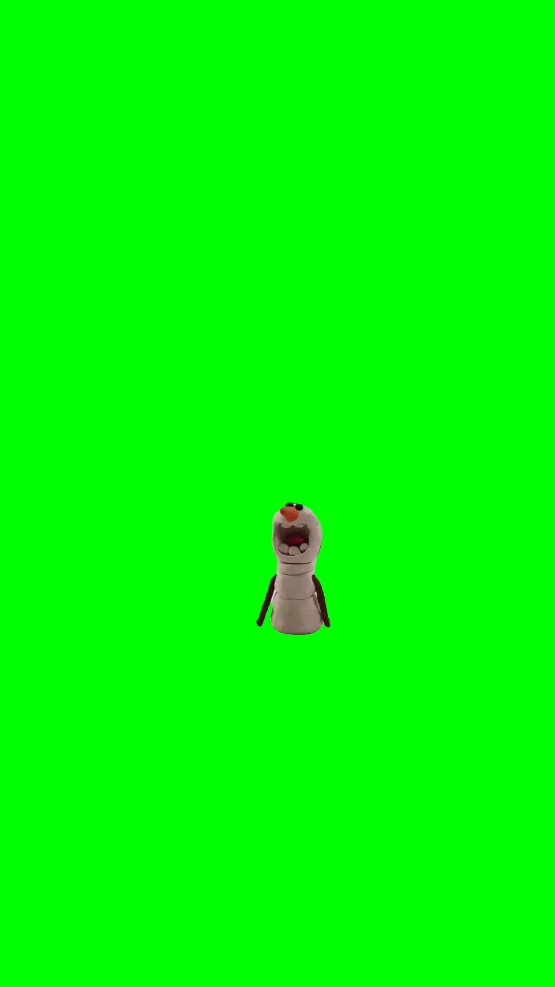 Singing Snowman Meme Green Screen