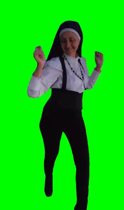 Sister Mary blaze not like us green screen