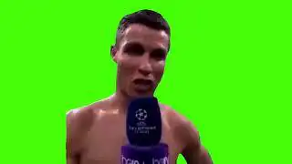 Siuuu ronaldo Green Screen