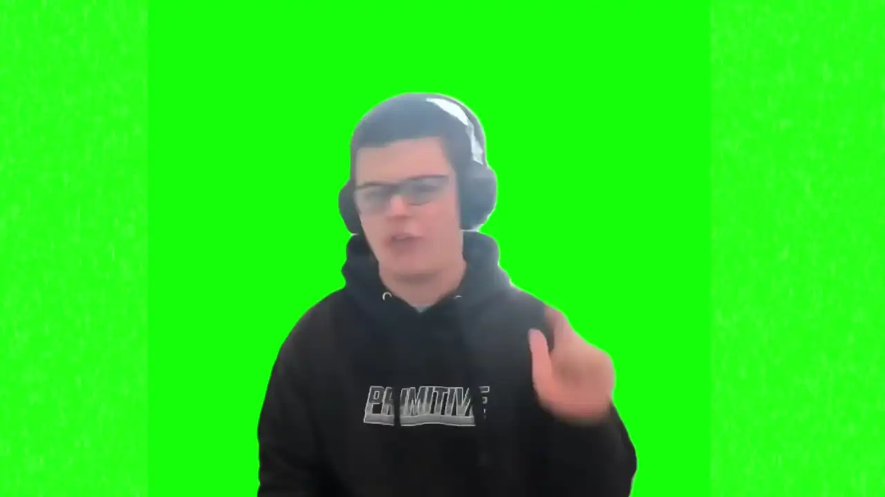 Sketch saying that was me green screen