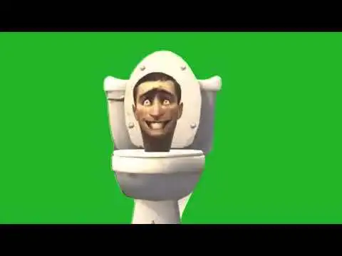 Skibidi toilet green screen